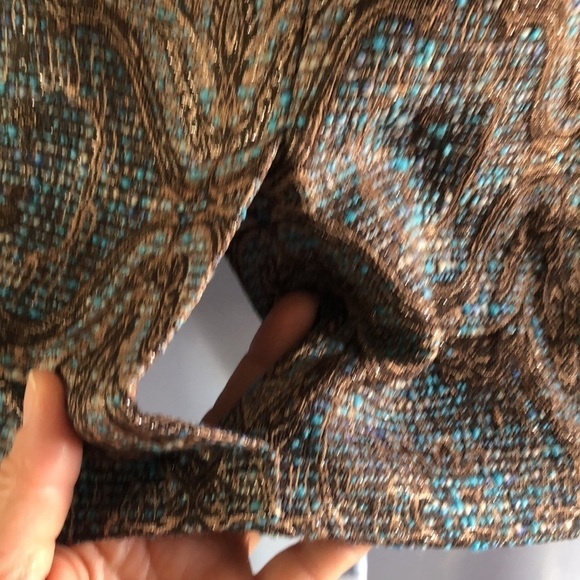 NEW VTG Harve Benard Tapestry Long Sleeve Y2K Career Suit Blazer Size 10P Jacket - Picture 12 of 16